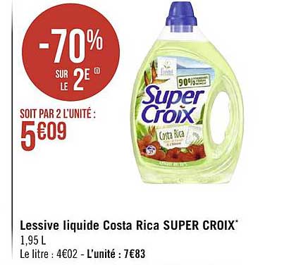 lessive liquide costa rica super croix