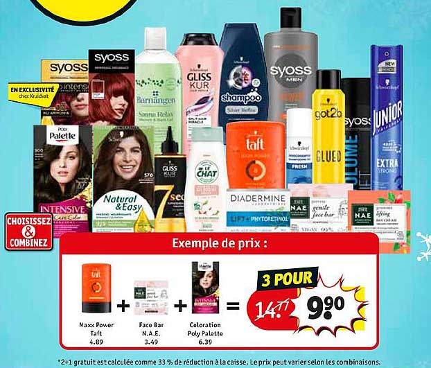 maxx power taft + face bar n.a.e. + coloration poly palette