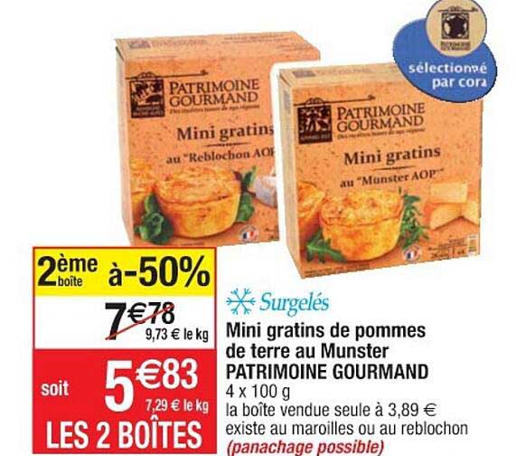 mini gratins de pomme de terre au munster patrimoine gourmand