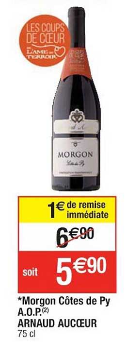 morgon côtes de py a.o.p. arnaud aucoeur