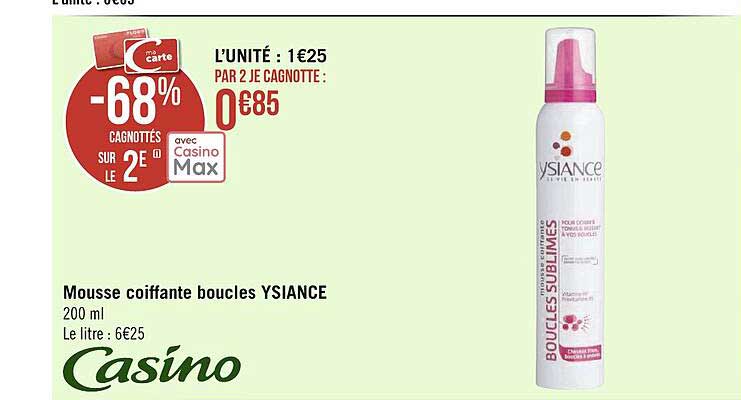 mousse coiffante boules ysiance