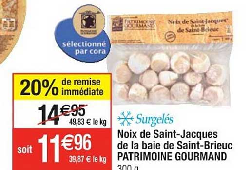 noix de saint-jacques de la baie de saint-brieuc patrimoine gourmand