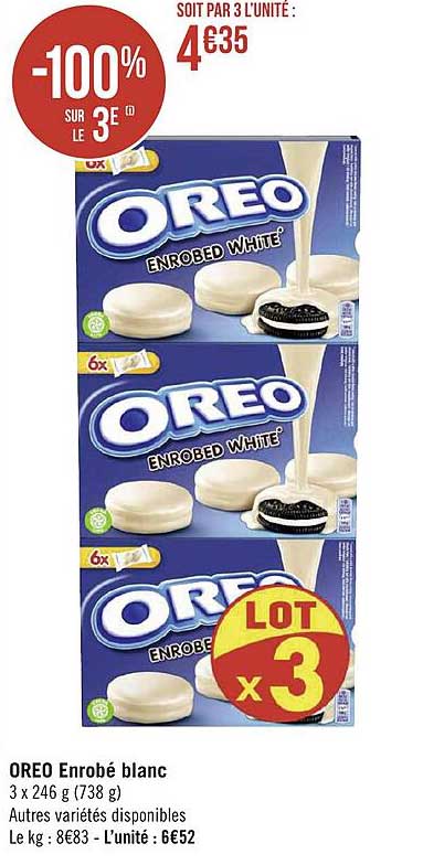 oreo enrobé blanc