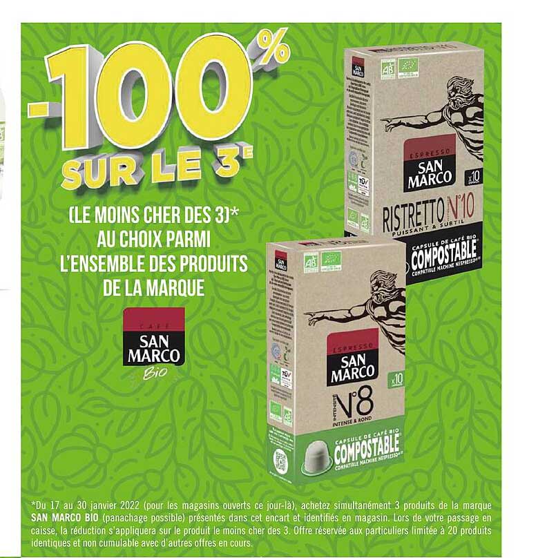 produits de la marque san marco bio