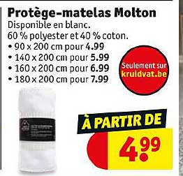 protège-matelas molton