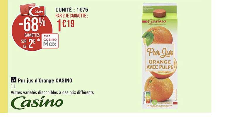 Pur Jus D'orange Casino