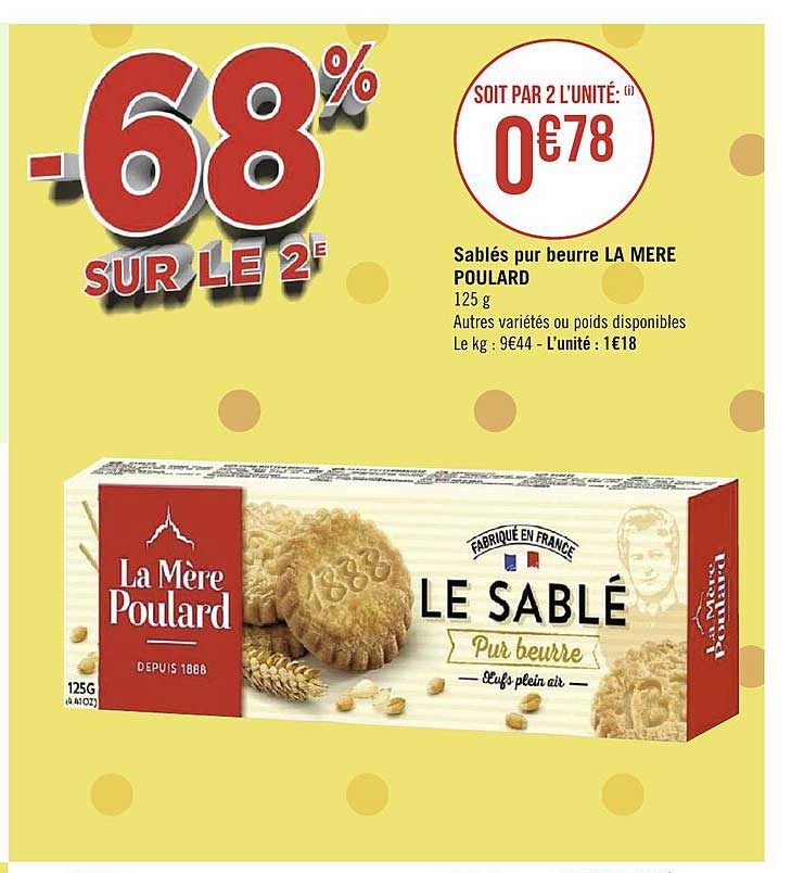 sablés pur beurre la mère poulard