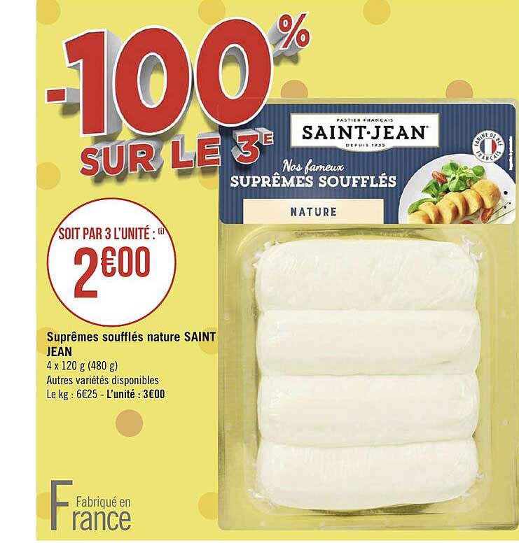 suprêmes soufflés nature saint jean