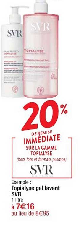 topialyse gel lavant svr