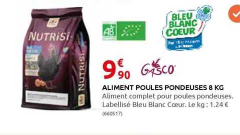 aliment poules pondeuses 5 kg nutrisi