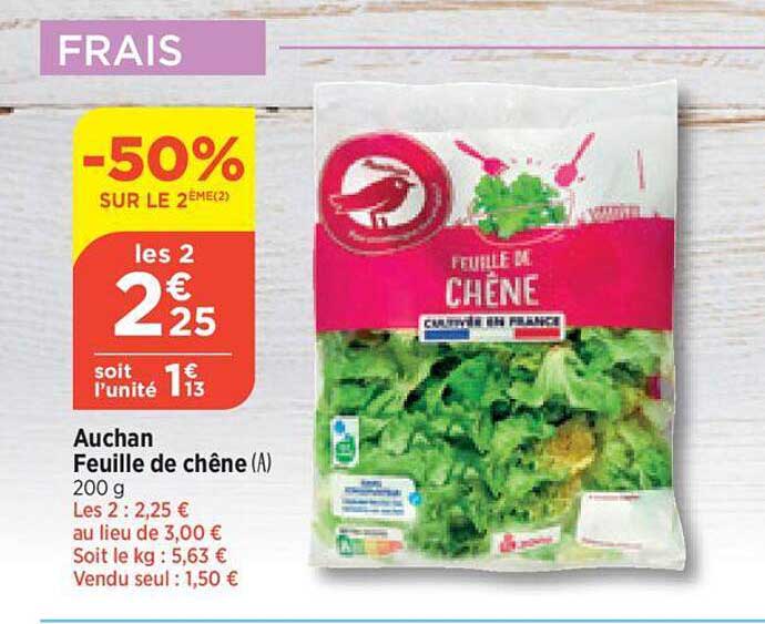 Auchan Feuille De Chêne