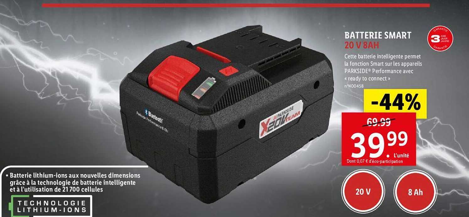 batterie smart 20 v 8Ah