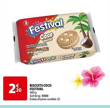 biscuits coco festival