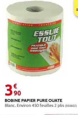 bobine papier pure ouate