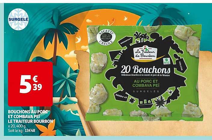 Bouchons Au Porc Et Combava PeÏ Le Traiteur Bourbon