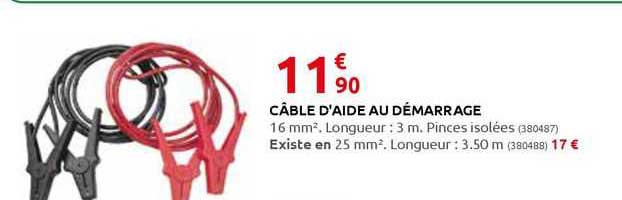 câble d'aide au démarrage