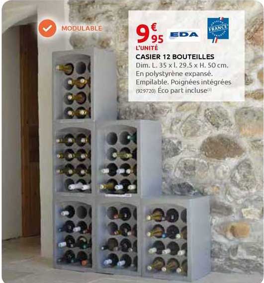 Casier 12 Bouteilles Eda