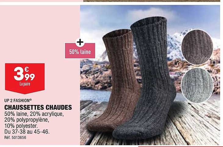 chaussettes chaudes up2fashion