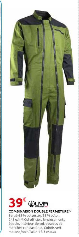 combinaison double fermeture lma