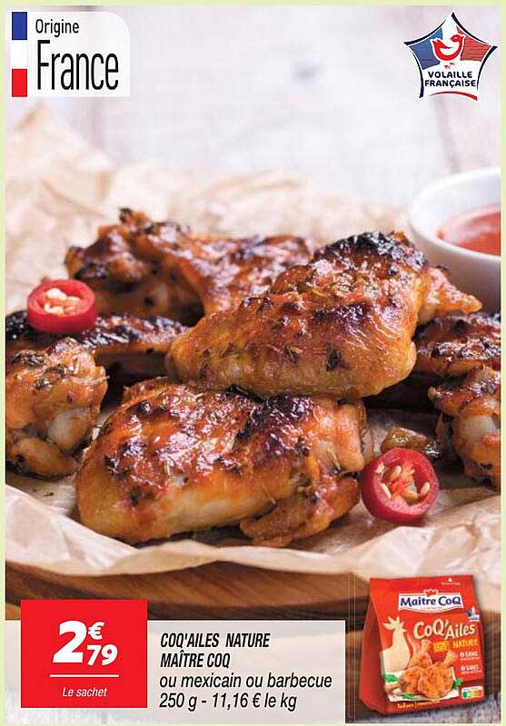 coq'ailes nature maître coq