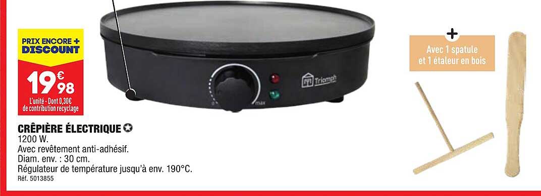 Crêpière électrique
