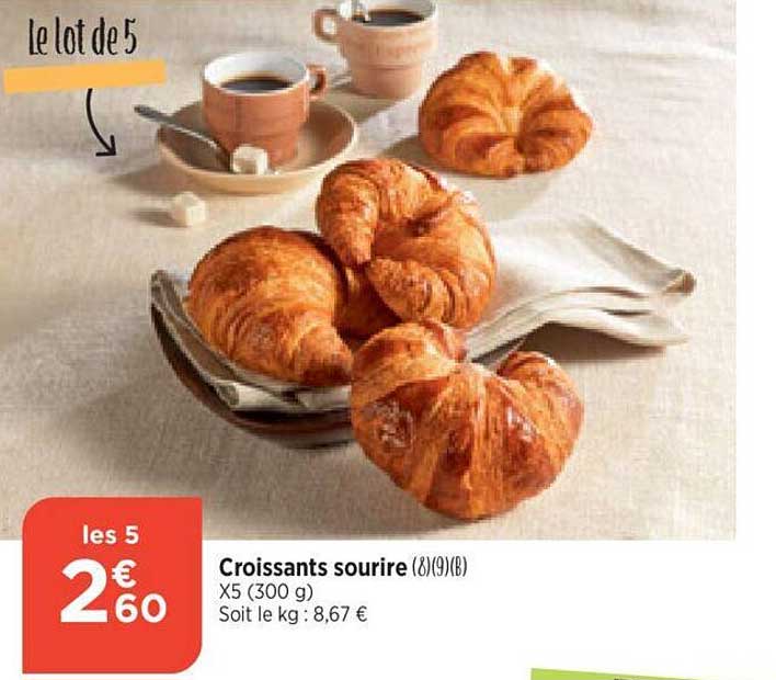 croissants sourire