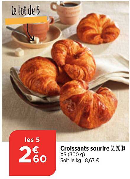 croissants sourire