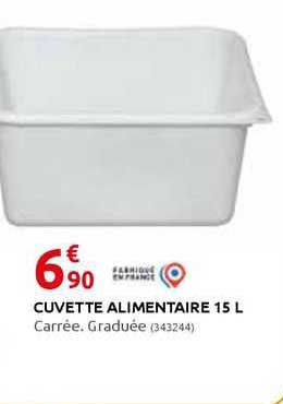 cuvette alimentaire 15 l