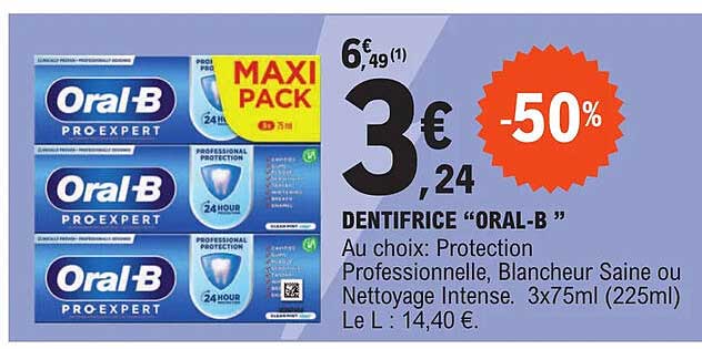 dentifrice "oral-b"