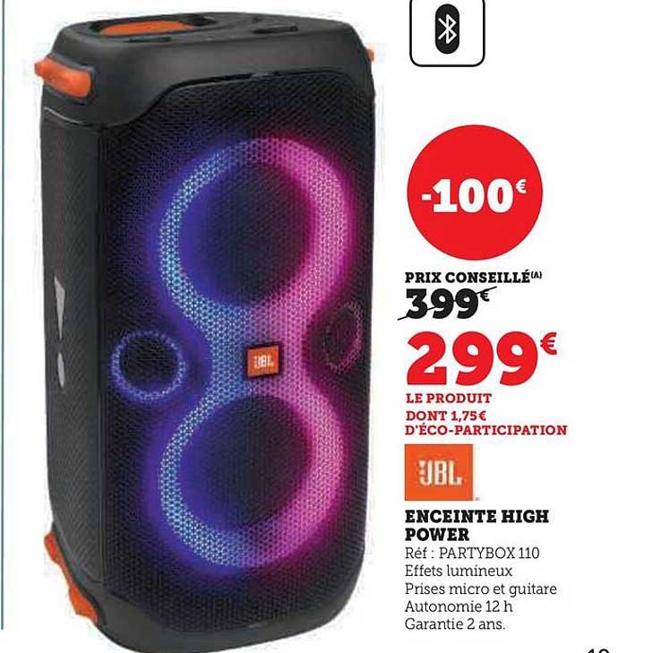 enceinte high power jbl