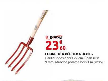 fourche à bêcher 4 dents