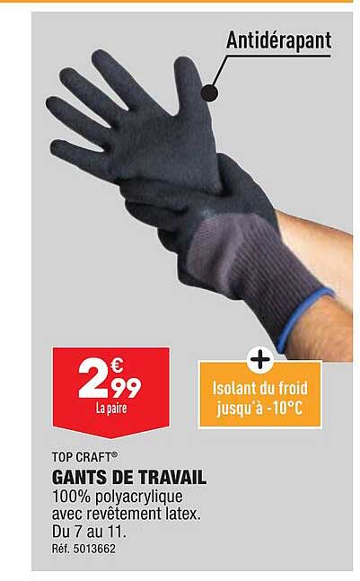 Gants De Travail Top Craft