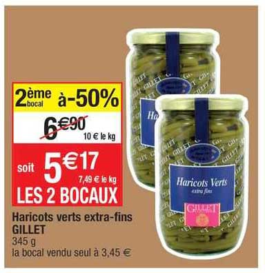 haricots verts extra-fins gillet