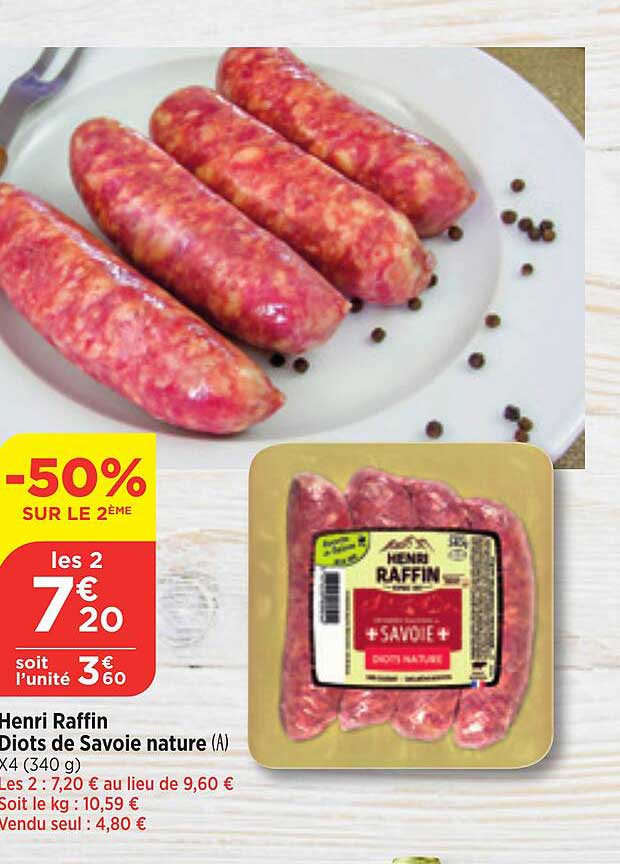 henri raffin diots de savoi nature