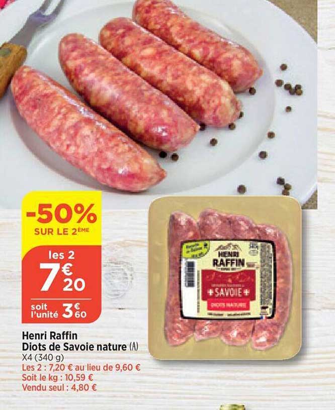 henri raffin diots de savoie nature