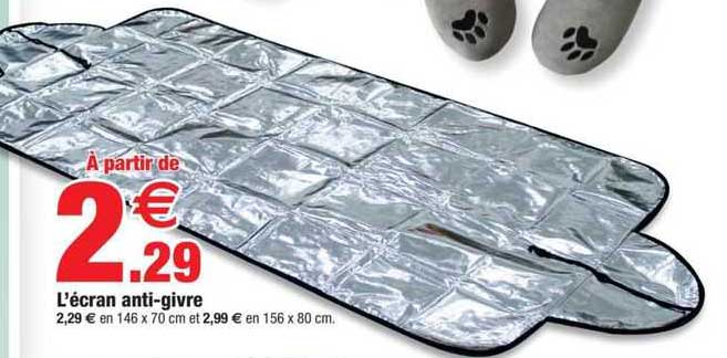 l'écran anti-givre