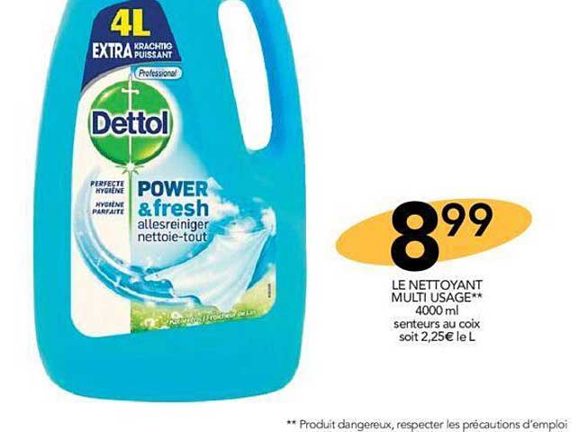 le nettoyant multi usage dettol