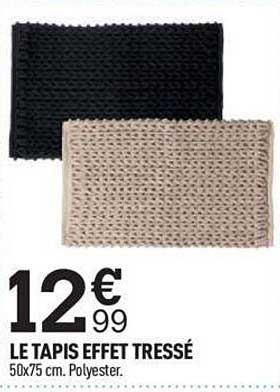 Le Tapis Effet Tressé