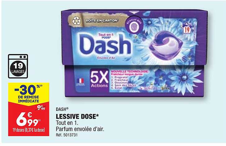 Lessive Dose Dash