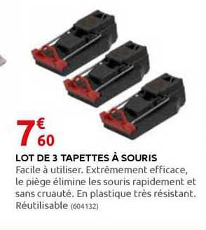 lot de 3 tapettes à souris