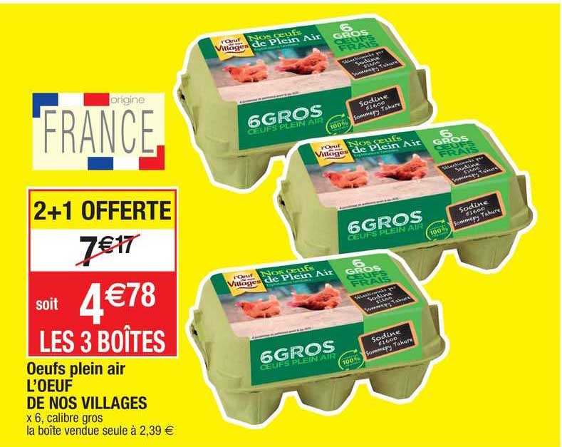œufs Plein Air L'œuf De Nos Villages