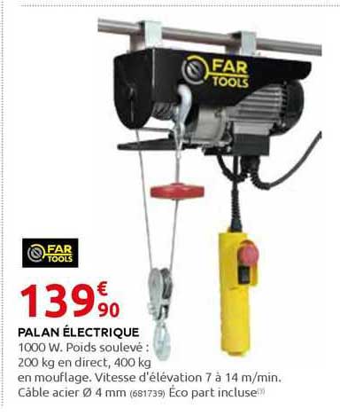 palan électrique far tools