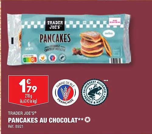 pancakes au chocolat trader joe's