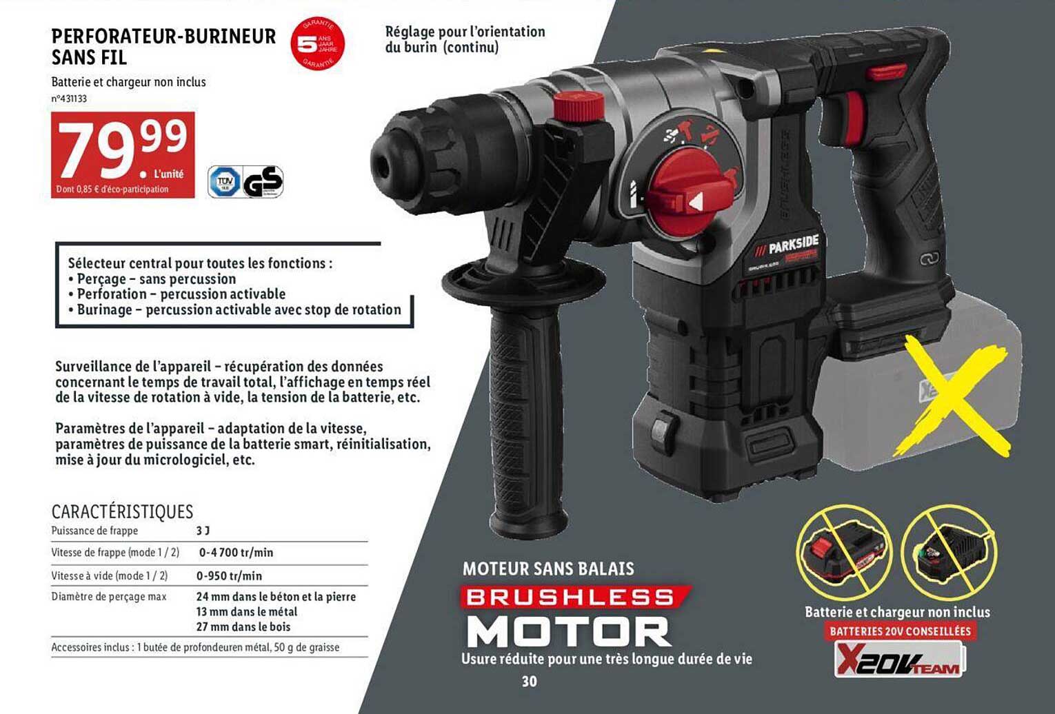 perforateur-burineur sans fil