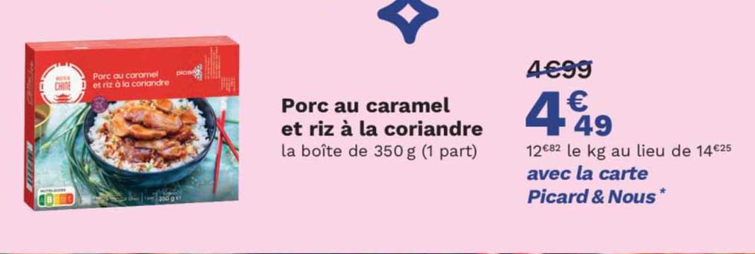 Porc Au Caramel Et Riz à La Coriandre