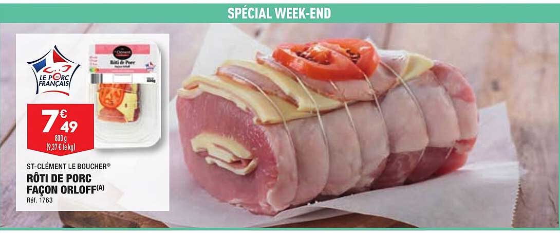 rôti de porc façon orloff st-clément le boucher