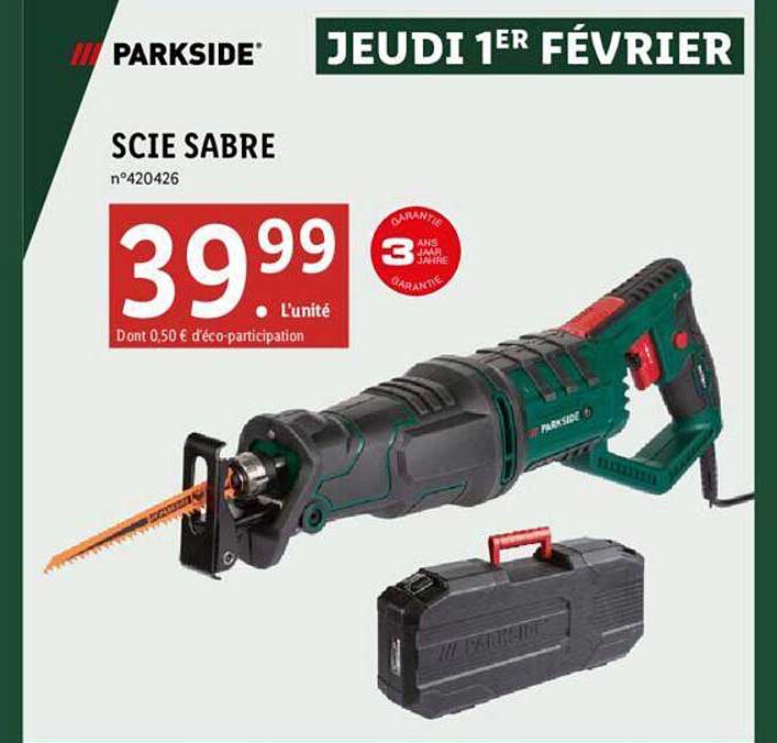 scie sabre parkside