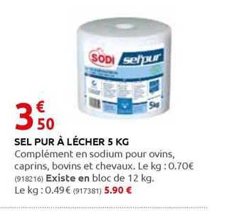 Sel Pur à Lécher 5 Kg