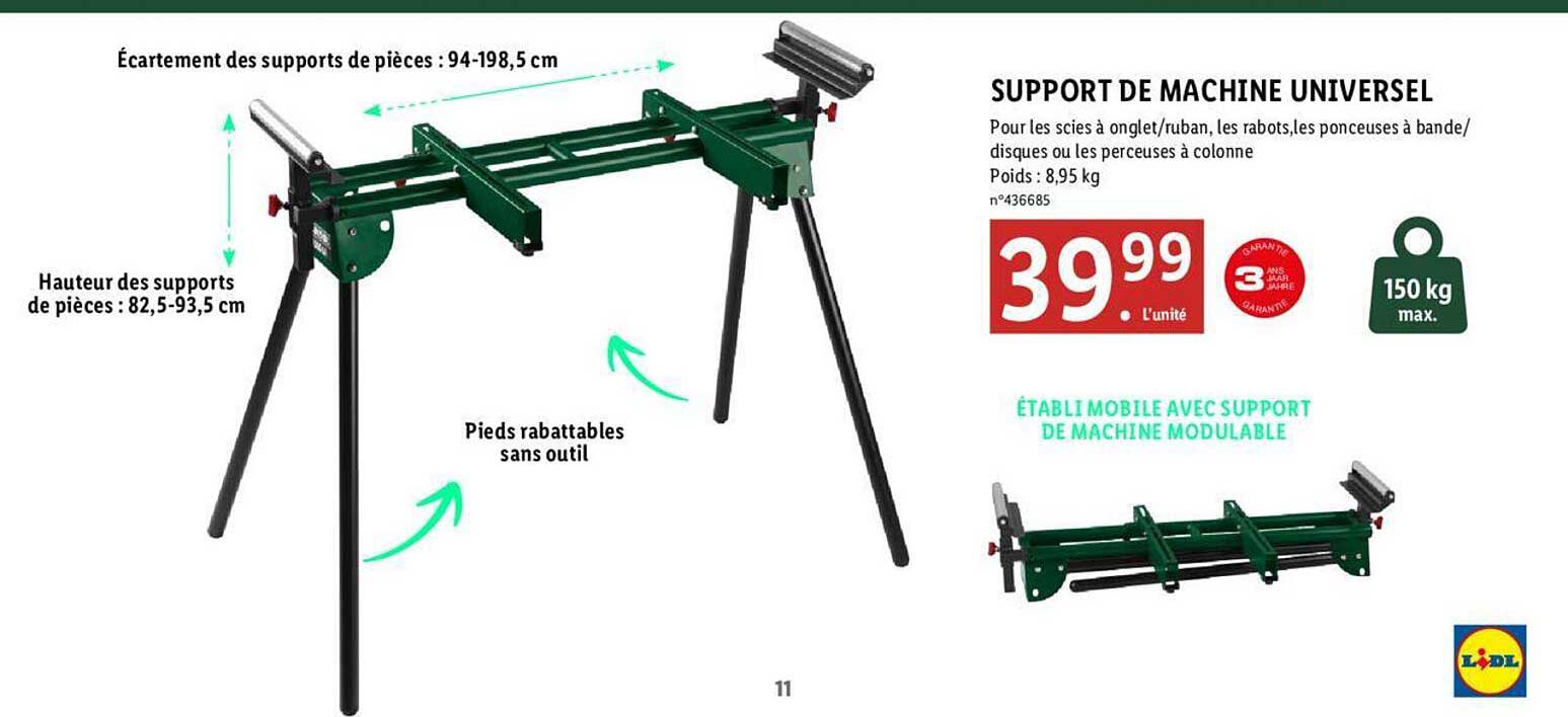 Support De Machine Universel