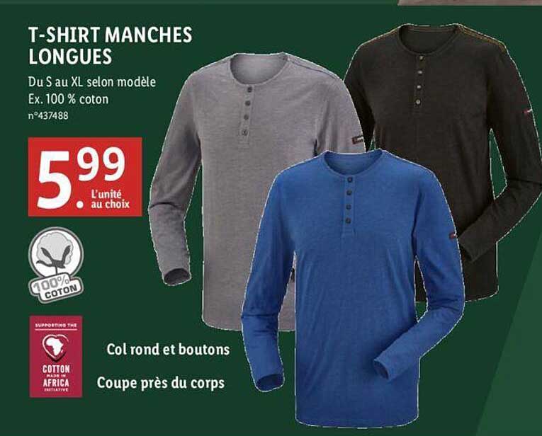 t-shirt manches longues